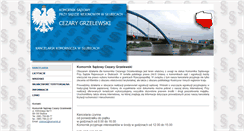 Desktop Screenshot of komornikgrzelewski.pl